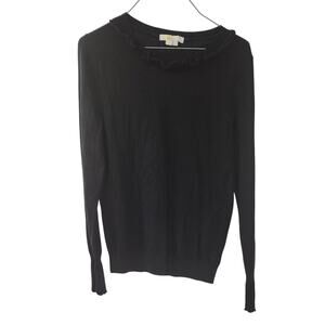 Boden Cotton Wool Blend Sweater Womens Size 4 Crew‑Neck Long‑Sleeve Classic